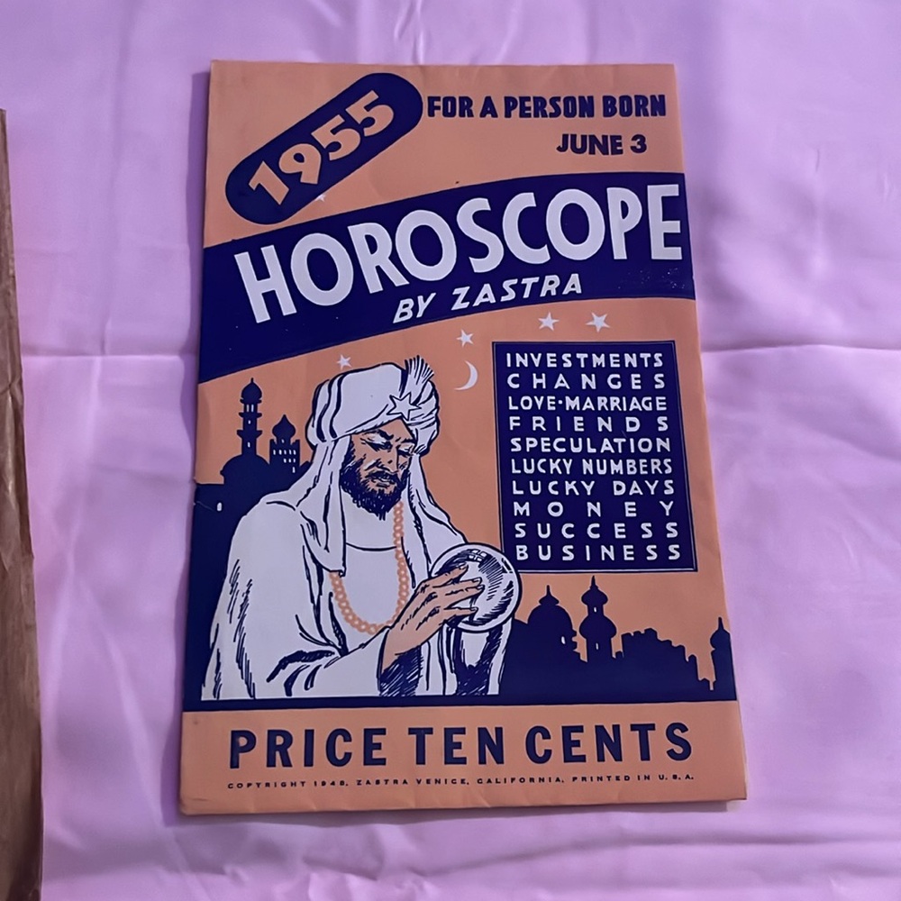 VINTAGE HOROSCOPE magazine 1955